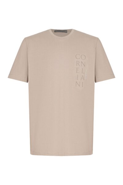 Футболка Corneliani, бежевая