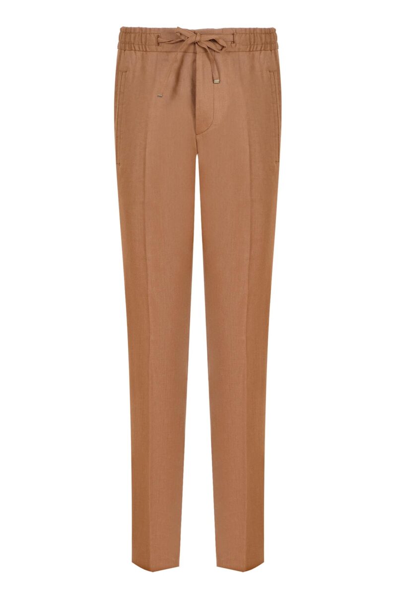Брюки Corneliani, коричневые