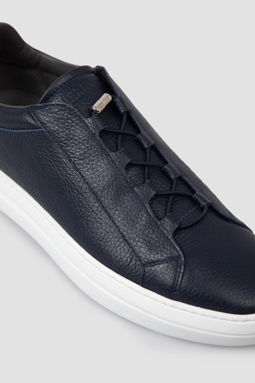 Кроссовки кожаные Corneliani